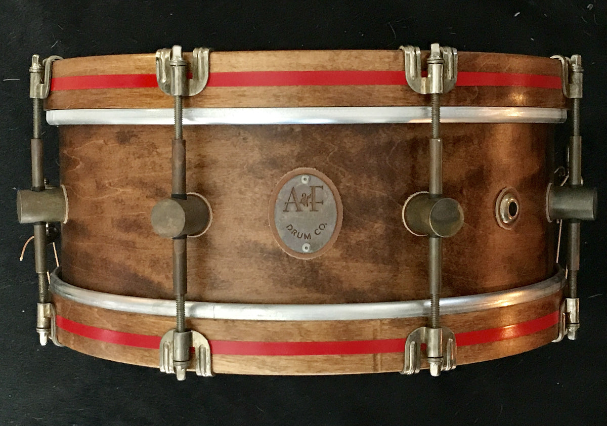 8-Lug Steam Bent Solid Maple Shell Whisky Field Snare – A&F