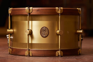 The Royal Two-Tone Brass Snare Drum